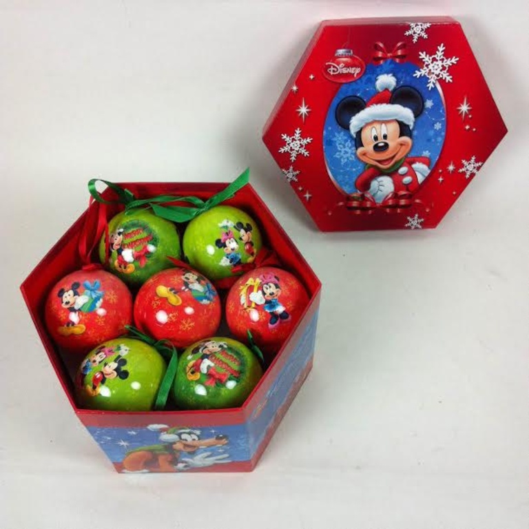 DISNEY MICKEY MOUSE 14Delige Kerstballen Set Restpartijen